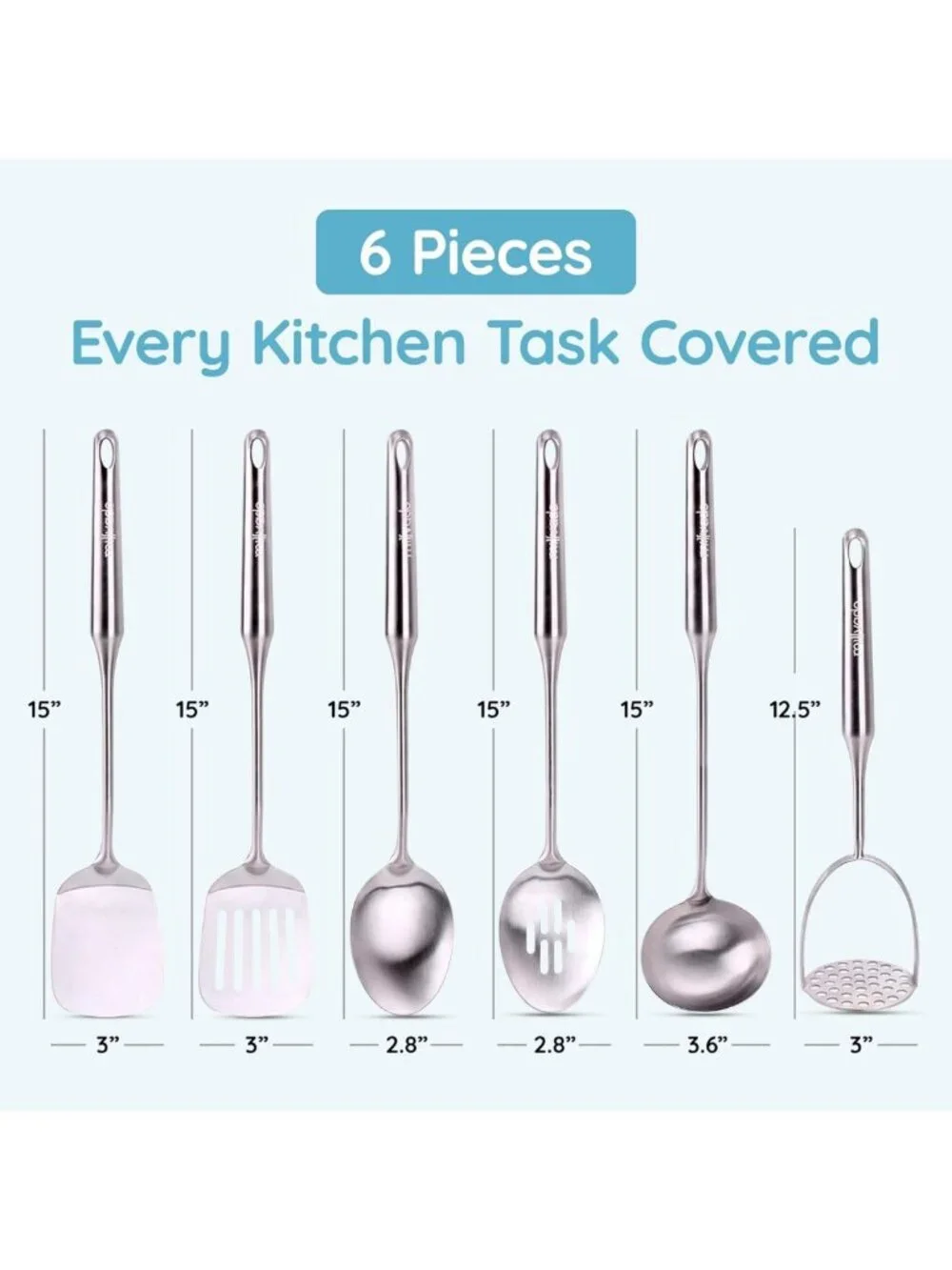 Heavy Duty Stainless Steel Potato Masher Tool for Perfect Mashed Potatoes